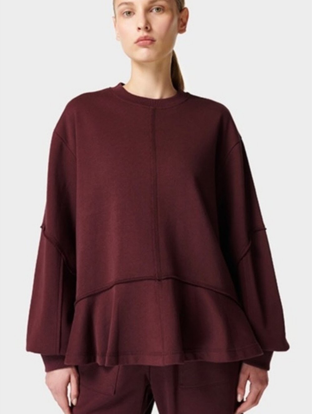 Sweaty Betty Revive Peplum Sweatshirt